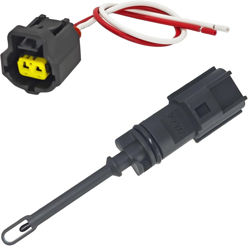 Formiden 5149279AC 5149279AB Intake Air Temperature Sensor with Connector Pigtail Harness - Compatible with Dodge Charger/Challenger 2011-2020, Jeep Cherokee 2014-2020, RAM 1500/2500/3500 2013-2020 - Image 1
